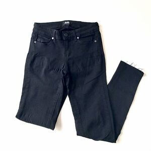 PAIGE Jet Black Denim Pants